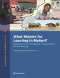 What Matters For Learning In Malawi? - Preview
