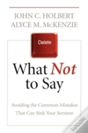 Capa do artigo What Not To Say