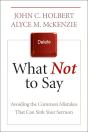 What Not To Say - Preview