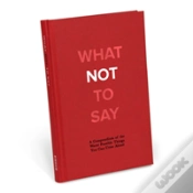 Capa do artigo What Not To Say