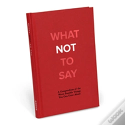 Capa do artigo What Not To Say