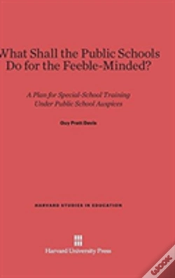 Capa do artigo What Shall The Public Schools Do For The Feeble-Minded?