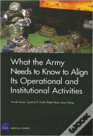 What The Army Needs To Know To Align Its Operational And Institutional Activities