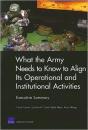 What The Army Needs To Know To Align Its Operational And Institutional Activities - Preview