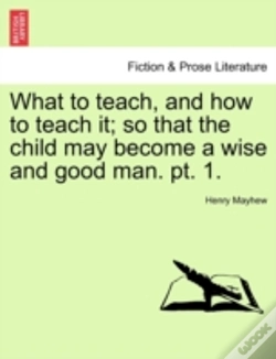 Capa do artigo What To Teach, And How To Teach It; So T