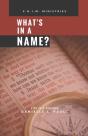 What'S In A Name? - Preview
