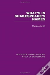 What'S In Shakespeare'S Names