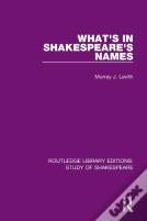 What'S In Shakespeare'S Names