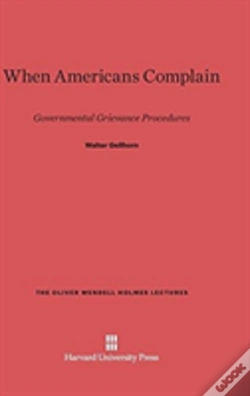 Capa do artigo When Americans Complain