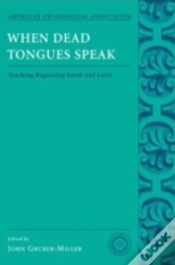 Capa do artigo When Dead Tongues Speak