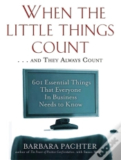 Capa do artigo When The Little Things Count . . . And They Always Count