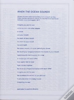 Capa do artigo When The Ocean Sounds