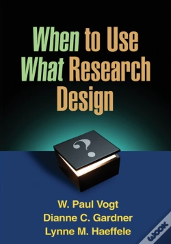 Capa do artigo When To Use What Research Design