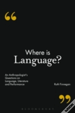 Capa do artigo Where Is Language?