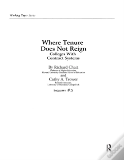 Capa do artigo Where Tenure Does Not Reign