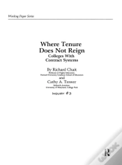 Capa do artigo Where Tenure Does Not Reign