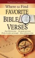 Where To Find Favorite Bible Verses