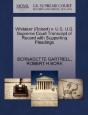 Whitaker (Robert) V. U.S. U.S. Supreme Court Transcript Of Record With Supporting Pleadings - Preview