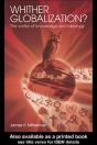 Whither Globalization? - Preview