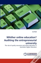 Capa do artigo Whither Online Education? Auditing The Entrepreneurial University