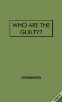 Capa do artigo Who Are The Guilty?