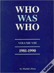Capa do artigo Who Was Who