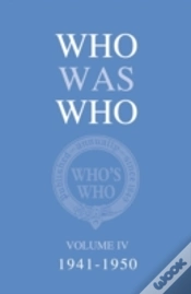 Capa do artigo Who Was Who Vol Iv 1941-1950