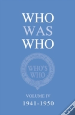 Capa do artigo Who Was Who Vol Iv 1941-1950