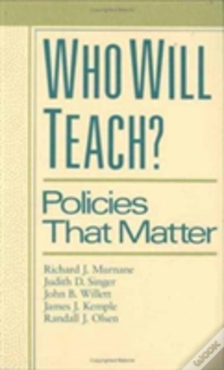 Capa do artigo Who Will Teach?