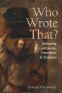 Who Wrote That? - Preview