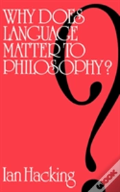 Capa do artigo Why Does Language Matter To Philosophy?
