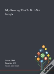 Capa do artigo Why Knowing What To Do Is Not Enough