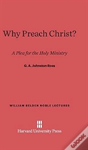 Capa do artigo Why Preach Christ?