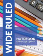 Wide Ruled Notebook - 5 Subject For Students - Preview