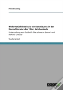 Capa do artigo Widernaturlichkeit Als Ein Konstituens In Der Horrorliteratur  Des 19ten Jahrhunderts