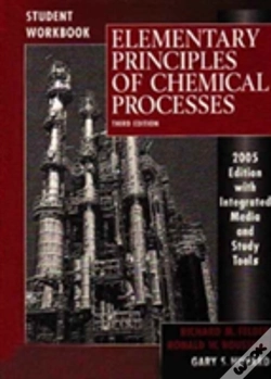 Capa do artigo Wie Elementary Principles Of Chemical Processes, Third Edition With Cd, With Student Workbook To Accompany Elementary Principles Set, Third Edition