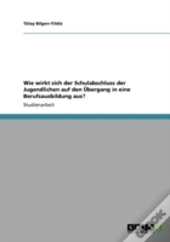 Wie Wirkt Sich Der Schulabschluss Der Jugendlichen Auf Den Aã…Â€Œbergang In Eine Berufsausbildung Aus?