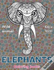Capa do artigo Wild Animal Coloring Books - Easy Level - Elephants