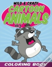 Capa do artigo Wild & Crazy Cartoon Animals Coloring Book