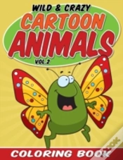 Capa do artigo Wild & Crazy Cartoon Animals Coloring Book