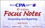 Wiley Cpa Examination Review Focus Notes - Preview