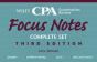 Wiley Cpa Examination Review Focus Notes - Preview
