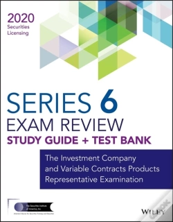 Capa do artigo Wiley Series 6 Securities Licensing Exam Review 2020 + Test Bank