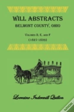 Capa do artigo Will Abstracts Belmont County, Ohio, Vol