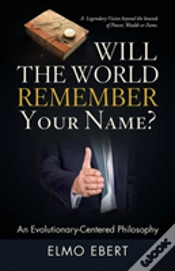 Capa do artigo Will The World Remember Your Name?