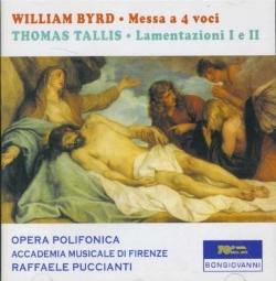Capa do artigo William Byrd: Messa A 4 Voci - Thomas Tallis: Lamentazione I E II - CD