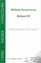 Capa do artigo William Shakespeare, "Richard Iii"