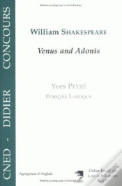 Capa do artigo William Shakespeare - Venus And Adonis