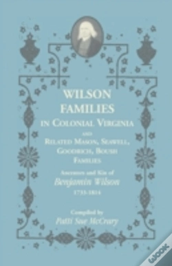 Capa do artigo Wilson Families In Colonial Virginia And