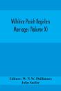 Wiltshire Parish Registers Marriages (Volume X) - Preview